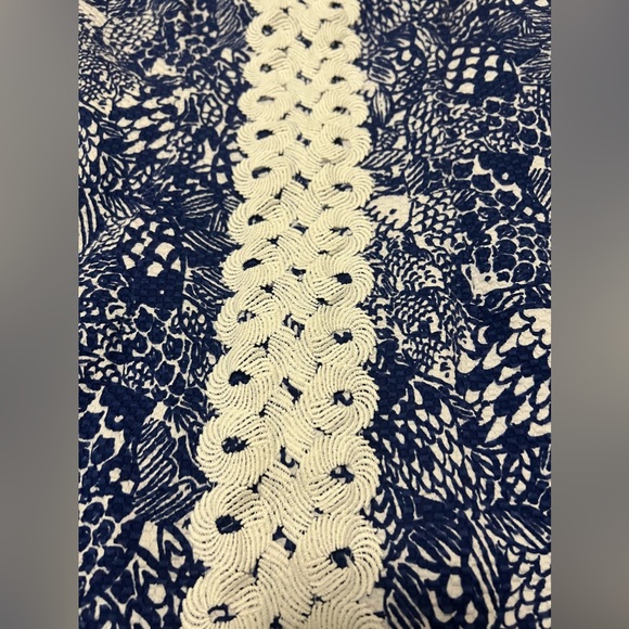 Lilly Pulitzer for Target Sleeveless Blue and White Dress Upstream Koi Pattern - Picture 8 of 14